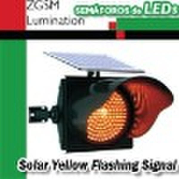 Solar Powered Yellow Alarming Lamp