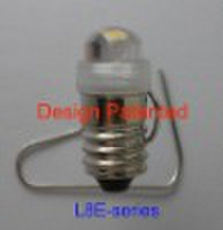 0.5W bulb, E10 screw base, cool white or warm whit