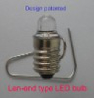 led bulb, len-end type , white light, E10 base