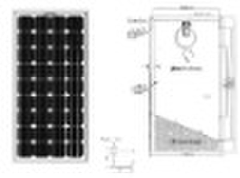 80w solar panel solar module charge for 12V batter