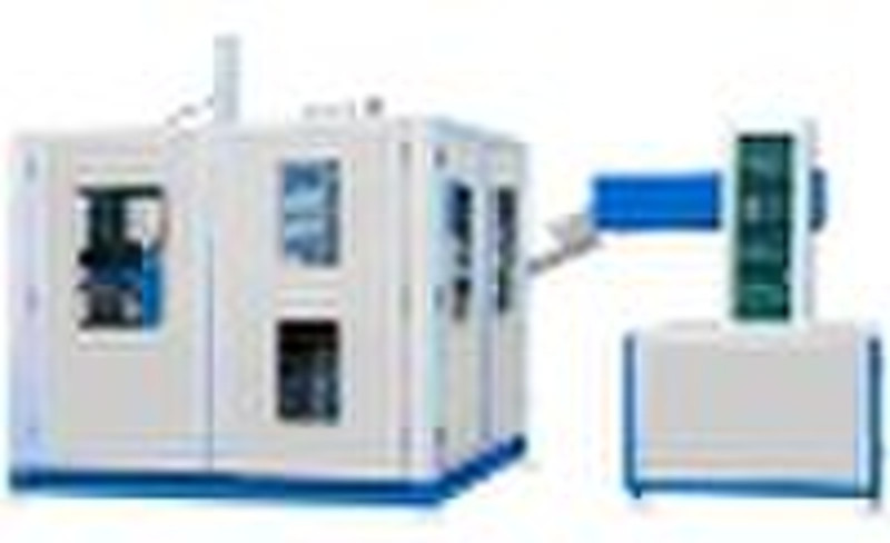 Automatic one draw two blow machine