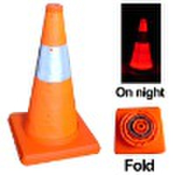 folding traffic cone (S-1243)