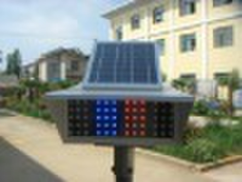 solar flashing light(red&blue)