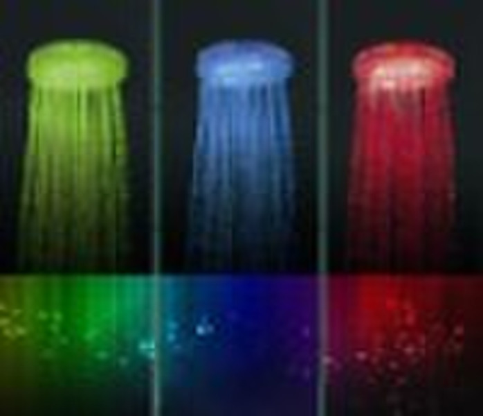 RGB color model led shower head light