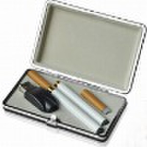 leather box electronic cigarettes with two batteri