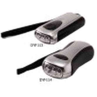 LED Mini Dynamo Flashlight DYF113/114