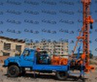 Truck-mounted water well drilling rig