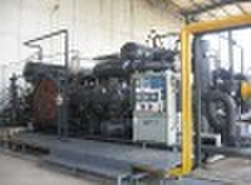 Natural gas compressor set