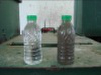 Water sample comparison before and after treatment