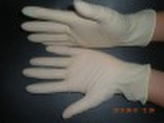 Powder free textured latex gloves