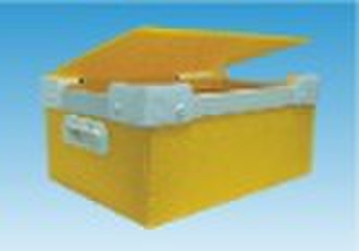 transport packaging plastic case with handle