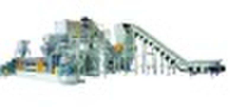 HDPE Film Crushing Washing Pelletizing Production