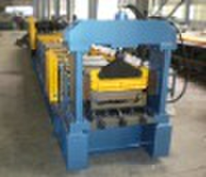 Aluminum roof panel roll forming machine