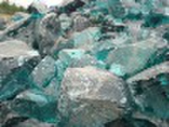 Glass rock for landscapings