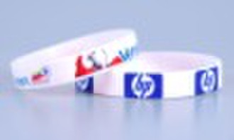 printed silicone bracelet