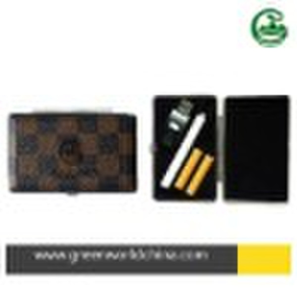 Electronic cigarette leather case