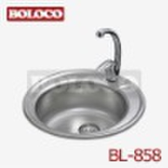 DM 490mm Round Stainless steel kitchen sink