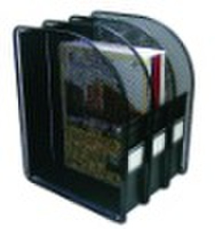 Metal mesh magazine holder