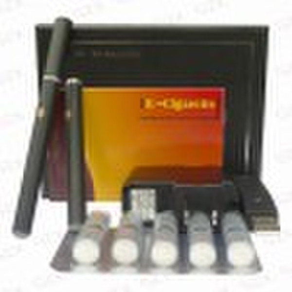 two piece e-cigarette with manual battery