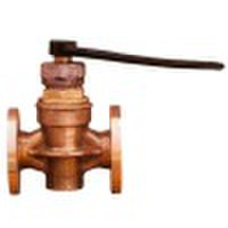 Bronze  flanged cock valve