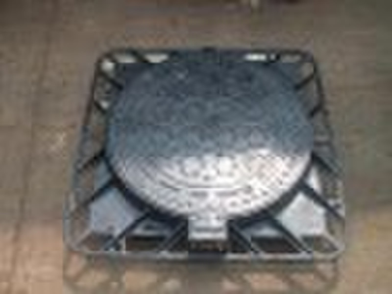 cast iron manhole cover  and frame EN124