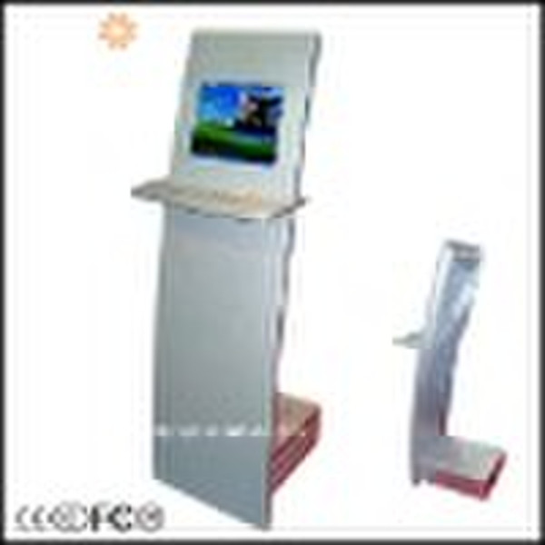 Touch-Screen-Kiosk mit Metalltastatur