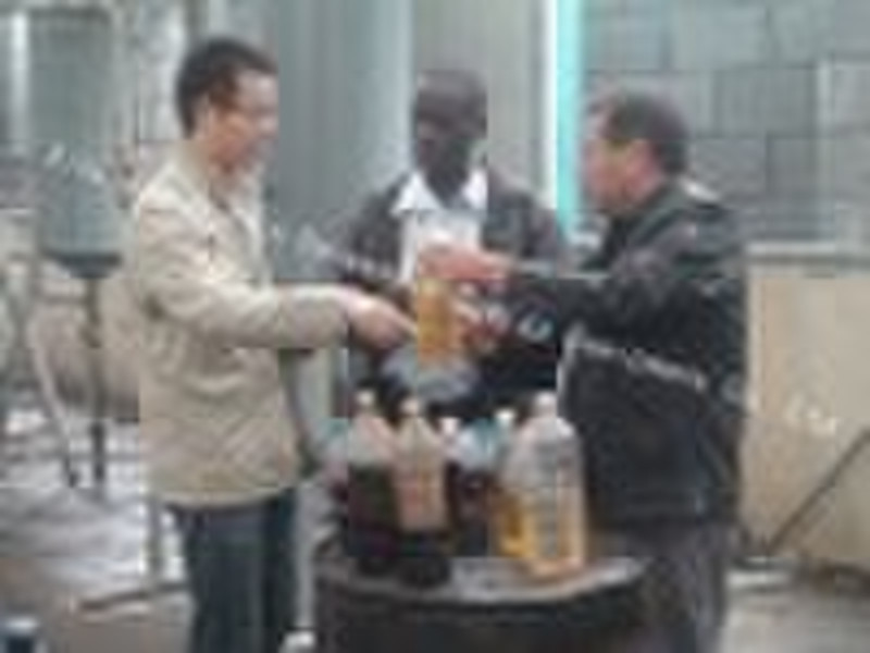 used waste rubber refining