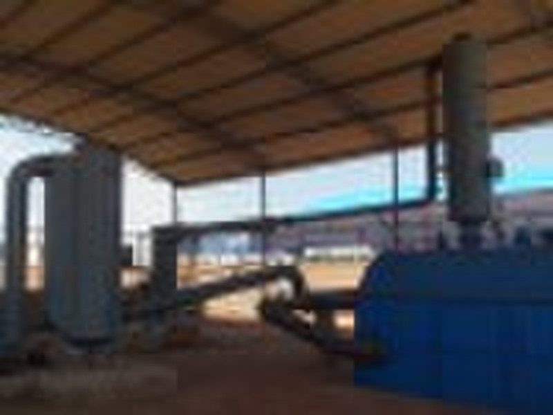 Waste tires oil refining equipment