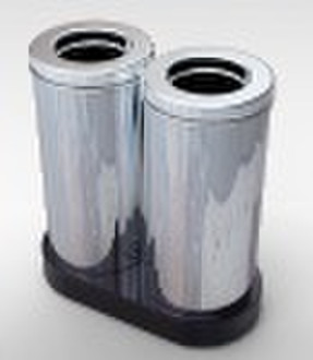 EXPO 2010 SUPPLIER stainless steel waste bin 1040