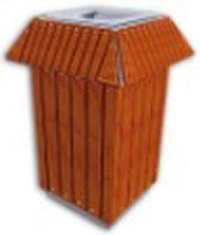 steel-wood dustbin