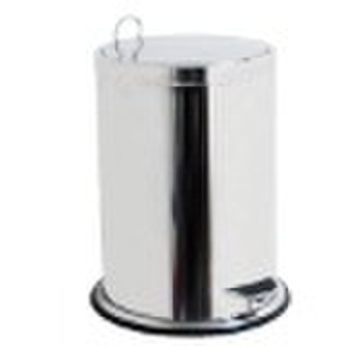 New Desing Stainless Steel pedal dustbin(mirror)