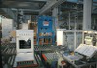 Gas oven assembly line