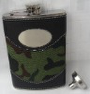 stainless steel hip flask with funnel