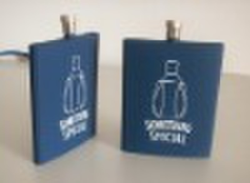 new thin shape staineless steel hip flask
