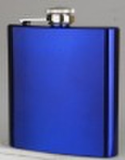 stainless steel hip flask with color coating