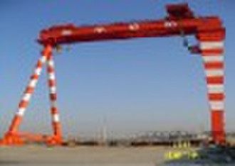 Gantry crane for shipbuilding