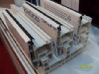 colorful coextrusion PVC profile 134 sliding door