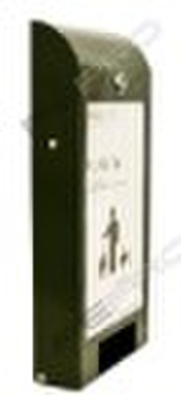 canine ad line - dog bin, bag dispenser for outdoo
