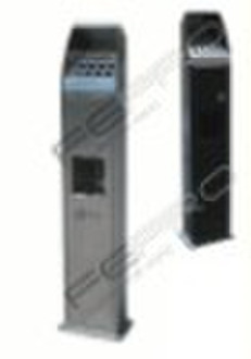 free standing cigarette and waste bin combo tower