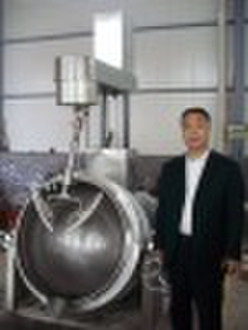 High viscosity planet mixing interlayer boiler