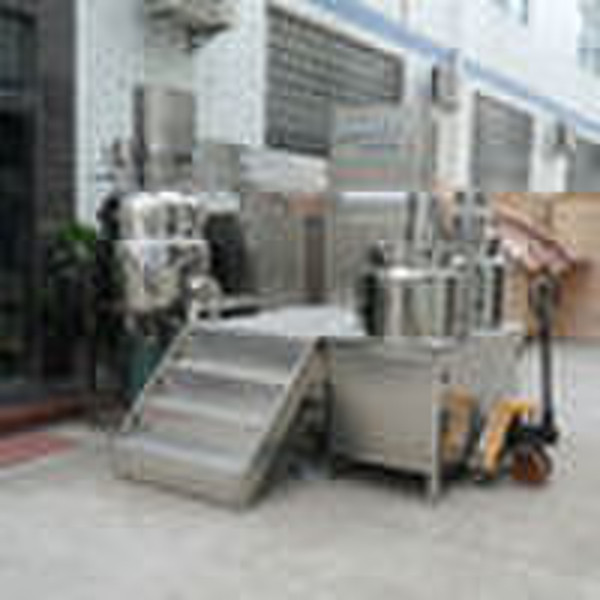 PLC computer controlled vacuum emulsifying machine