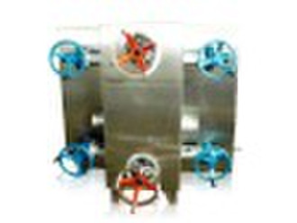 triple cylinders melt filter