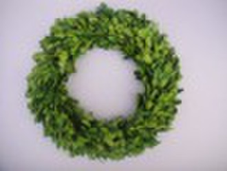 decorative preserved boxwood wreath