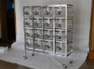 Stainless steel dry-feeding rats experimental cage