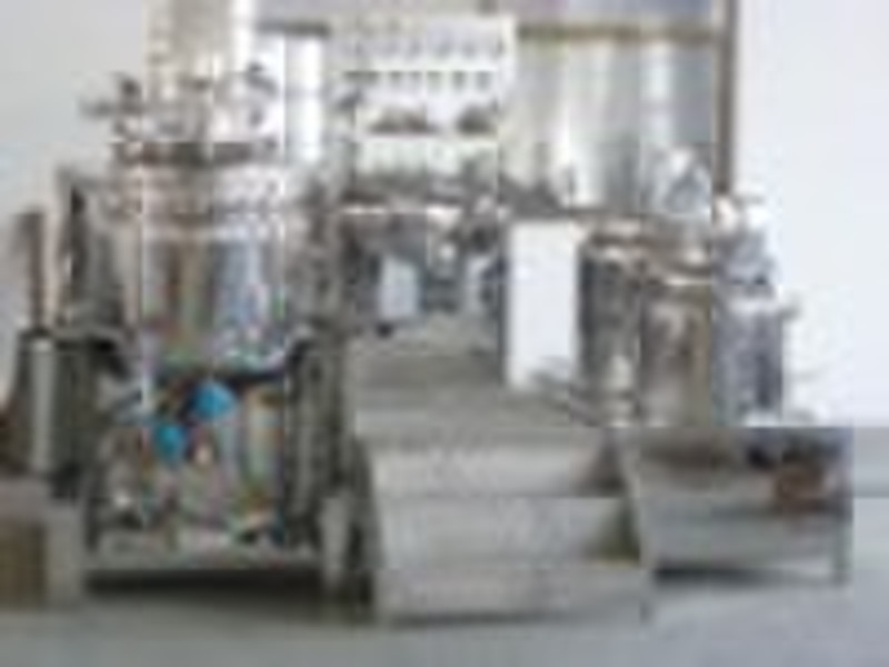 vacuum emulsifying mixer