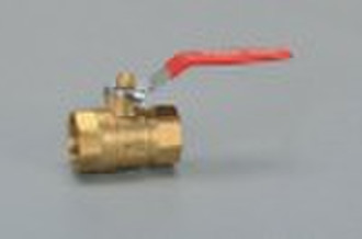 Full port brass ball valve with steel/L handle  CE