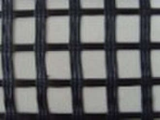 Polyester fiber geogrid