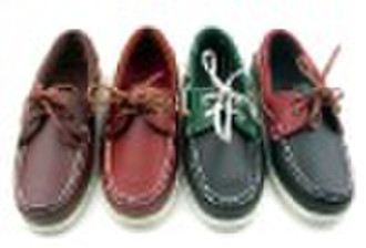 2010 Fashion Casual man leather boat shoes