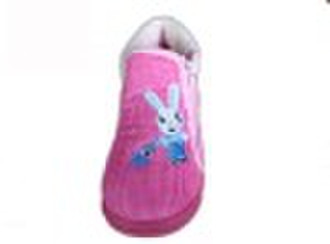 children's cotton shoes with the pink rabbit