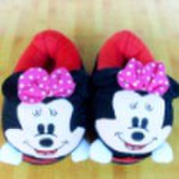 Short floss children's indoor slippers